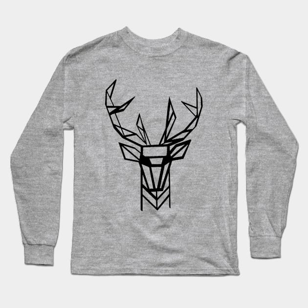 deer Long Sleeve T-Shirt by ribokha